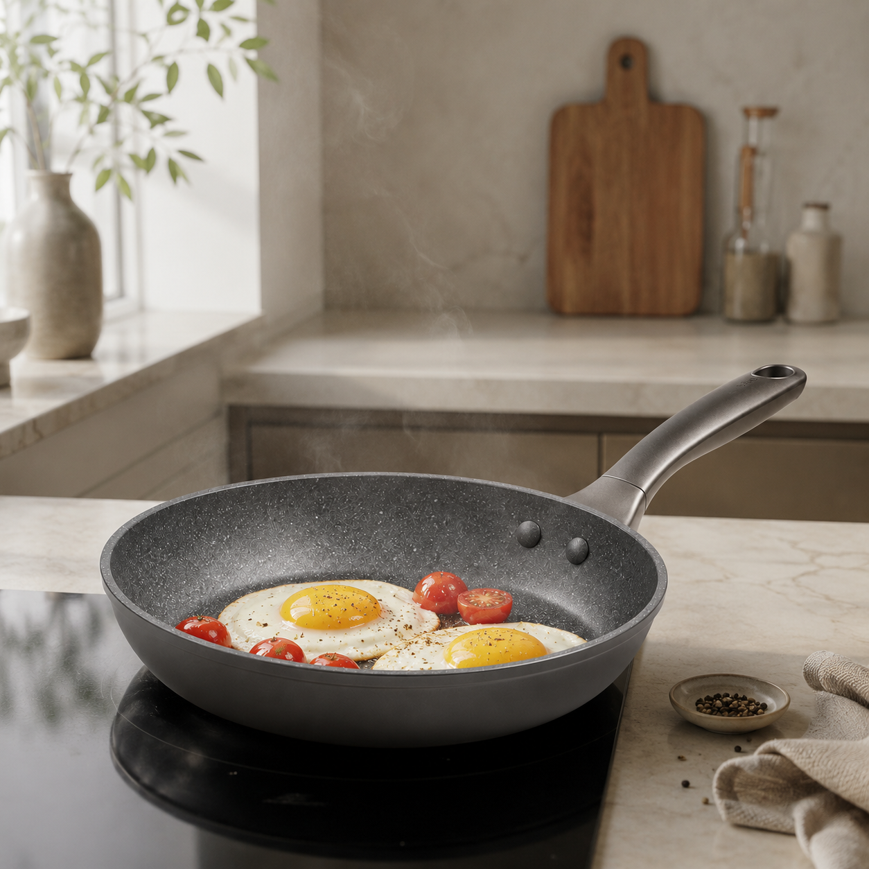 Zenveray™ StoneGlide Everyday Fry Pan