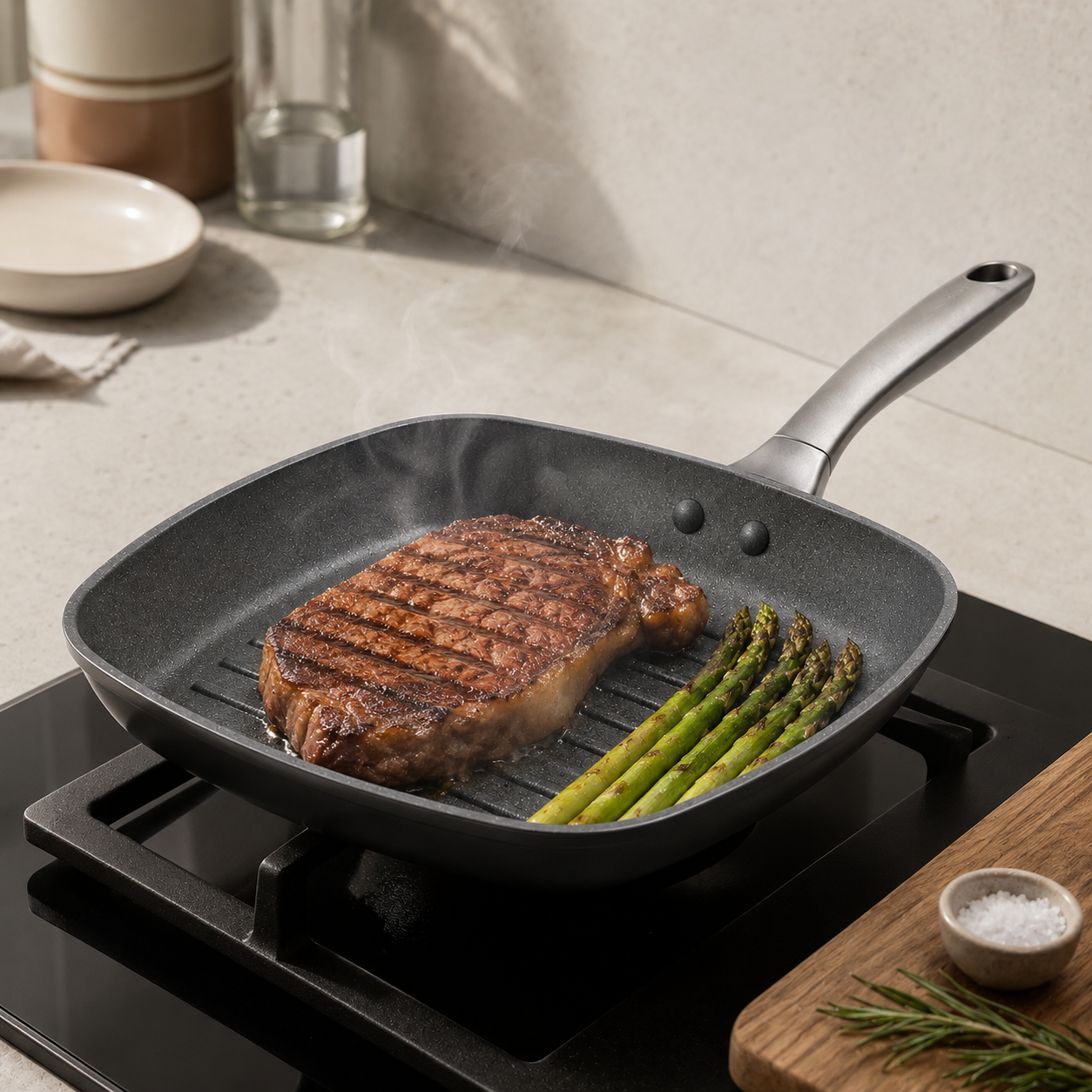 Zenveray™ SearLine Steak Grill Pan