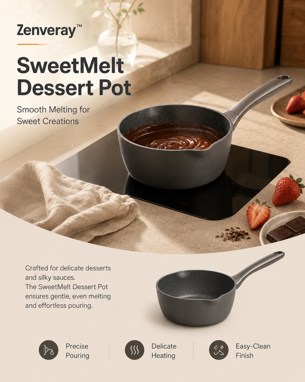 Zenveray™ SweetMelt Dessert Pot